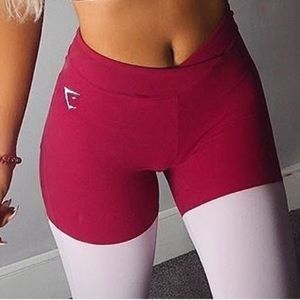 Gymshark two tone leggings v front